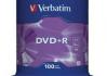 Verbatim DVD+R 4.7GB 16X matte silver/AZO c100